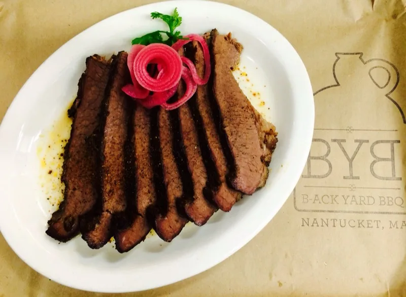 Sliced brisket